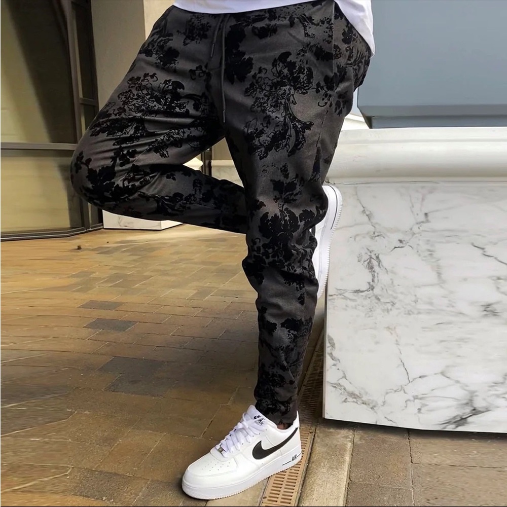 Major  Threadz PINN  STRAP TROUSER - BLACK ROSE Size Med Limited Edition (rare)